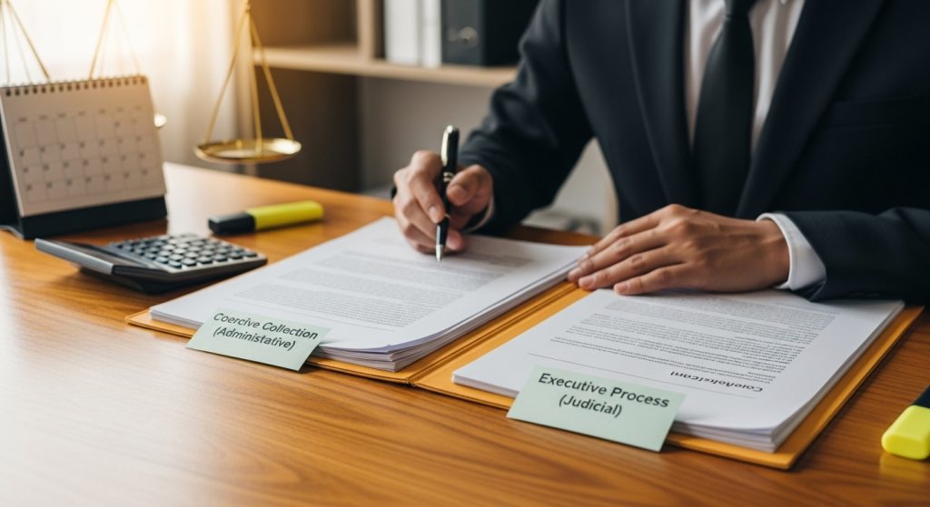 Cobro coactivo vs. proceso ejecutivo: diferencias, defensas y buenas prácticas